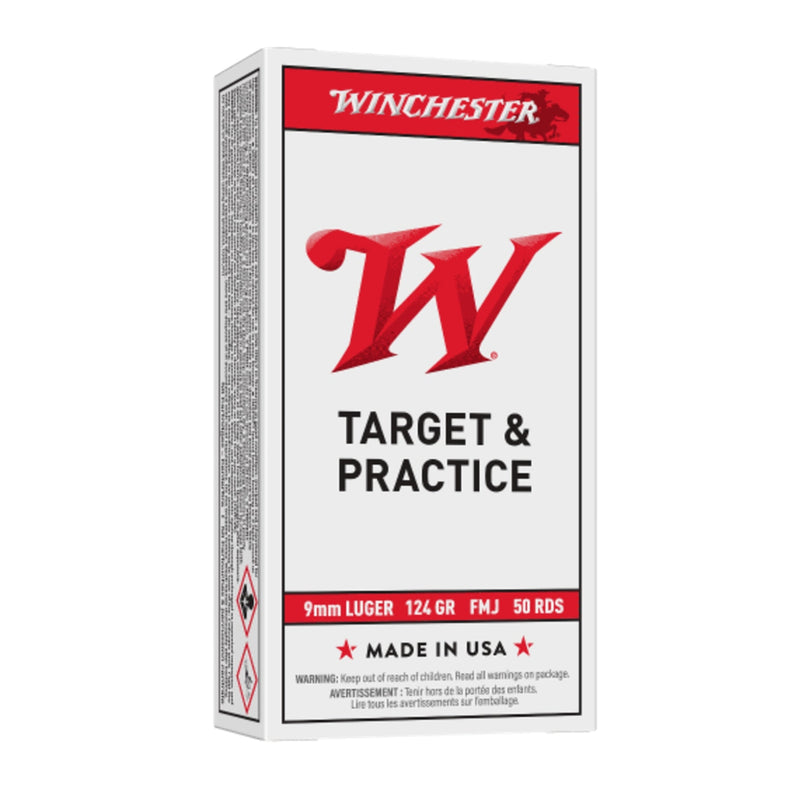 Winchester USA 9mm 124gr FMJ